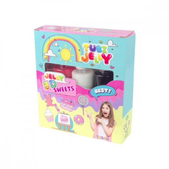 Zestaw Tubi Jelly 3 kolory - Słodycze