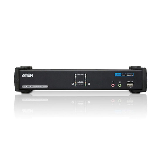 Przełącznik USB DVI Dual Link / CH7.1 Audio KVMP CS1782A