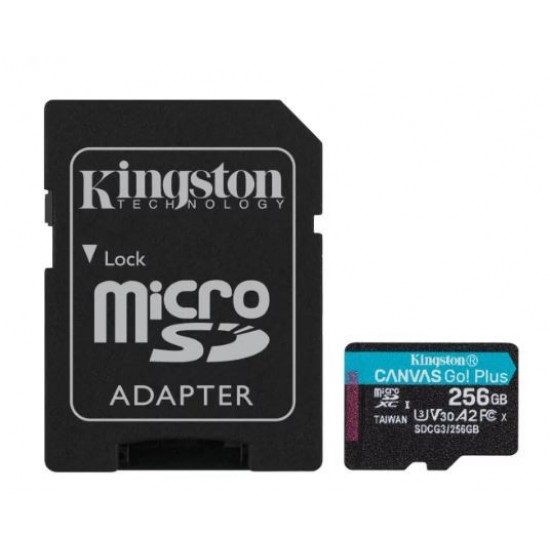 Karta microSD 256GB Canvas Go Plus 170/90MB/s Adapter 