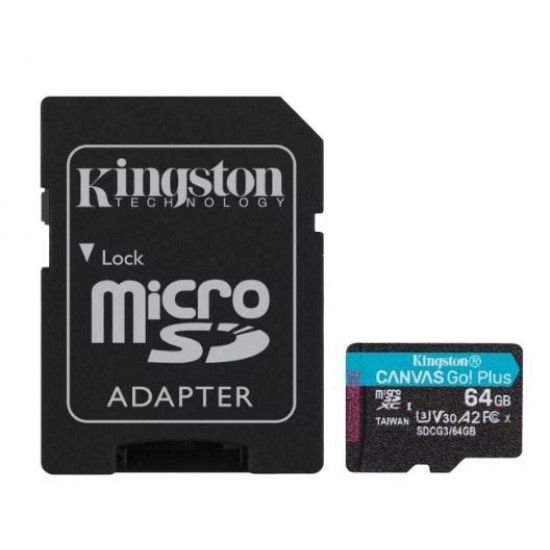 Karta microSD  64GB Canvas Go Plus 170/70MB/s Adapter 