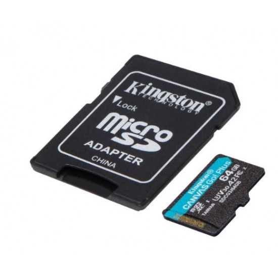 Karta microSD  64GB Canvas Go Plus 170/70MB/s Adapter 