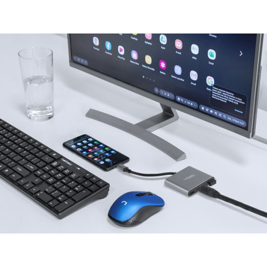Multi Port Fowler mini USB-C PD, USB 3.0, HDMI 4K 