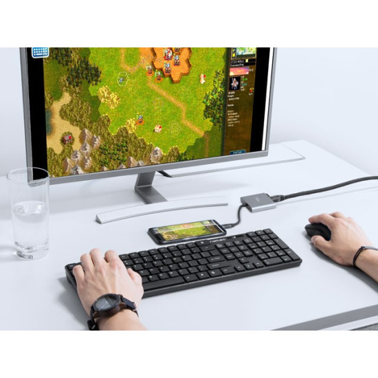 Multi Port Fowler mini USB-C PD, USB 3.0, HDMI 4K 