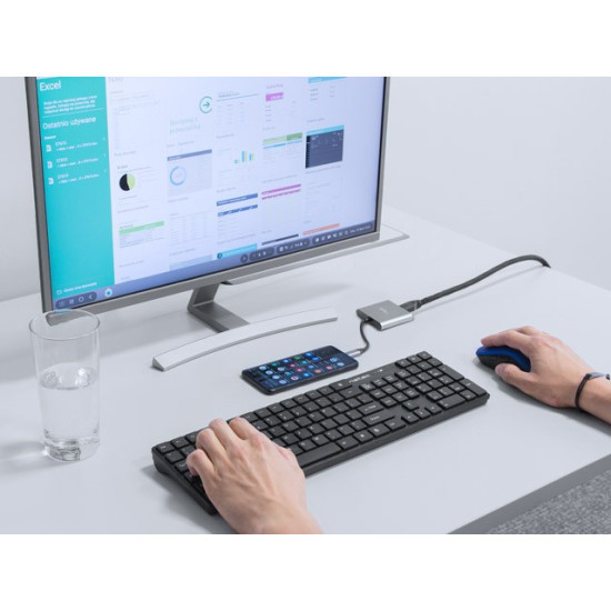 Multi Port Fowler mini USB-C PD, USB 3.0, HDMI 4K 