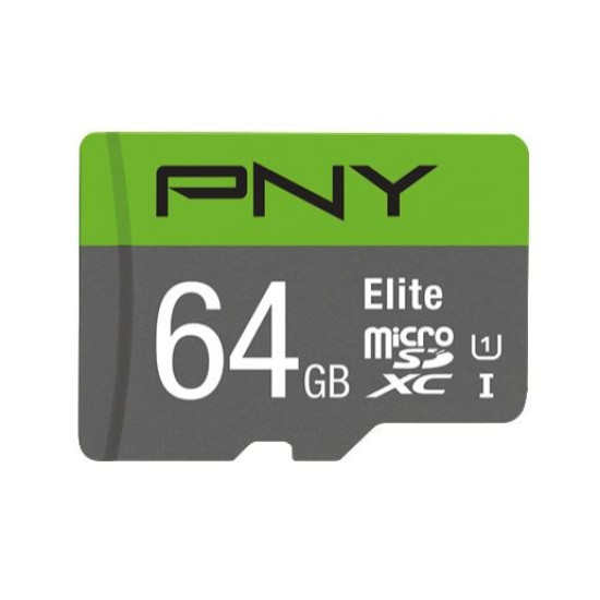 Karta pamięci MicroSDXC Elite 64GB P-SDUX64U185GW-GE 
