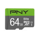 Karta pamięci MicroSDXC Elite 64GB P-SDUX64U185GW-GE 