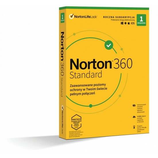 *Norton 360 STANDARD 10GB PL 1U 1Dvc 1Y   21408666 