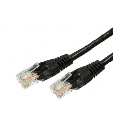 Kabel Patchcord kat.6A RJ45 UTP 3m. czarny