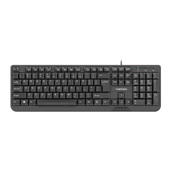 Klawiatura Trout Slim czarna USB 