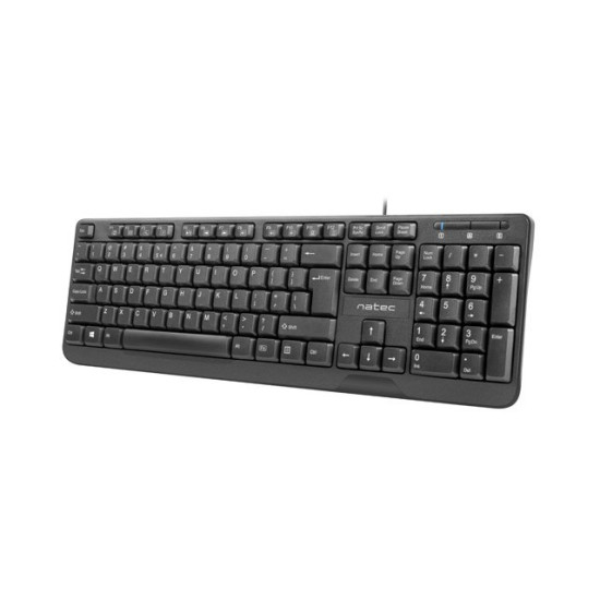 Klawiatura Trout Slim czarna USB 
