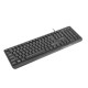 Klawiatura Trout Slim czarna USB 