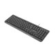 Klawiatura Trout Slim czarna USB 