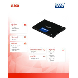 Dysk SSD CL100 G3 960GB  SATA3 2,5 