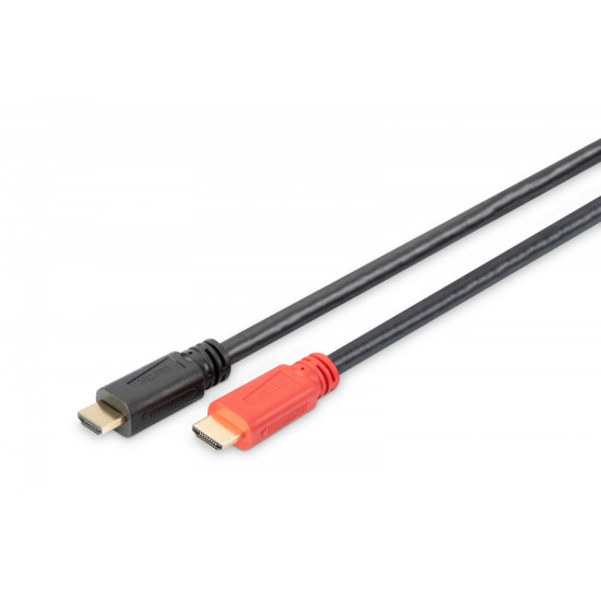 Kabel połączeniowy HDMI HighSpeed z Ethernetem ze wzmacniaczem 4K 30Hz UHD HDMI A/A M/M 15m