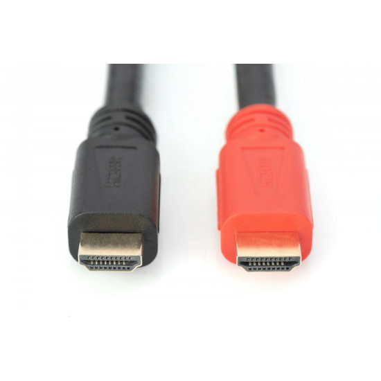 Kabel połączeniowy HDMI HighSpeed z Ethernetem ze wzmacniaczem 4K 30Hz UHD HDMI A/A M/M 15m