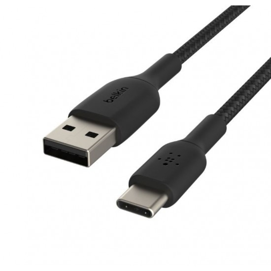 *Belkin Braided USB-C USB-A 3m  czarny