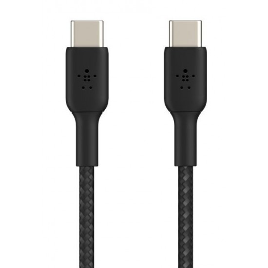 Kabel Braided USB-C USB-C 1m czarny