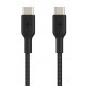 Kabel Braided USB-C USB-C 1m czarny