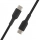 Kabel Braided USB-C USB-C 1m czarny