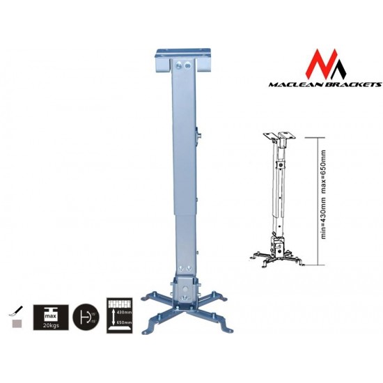 MC-581S sufitowy uchwyt do projektora 43-65 cm 20kg