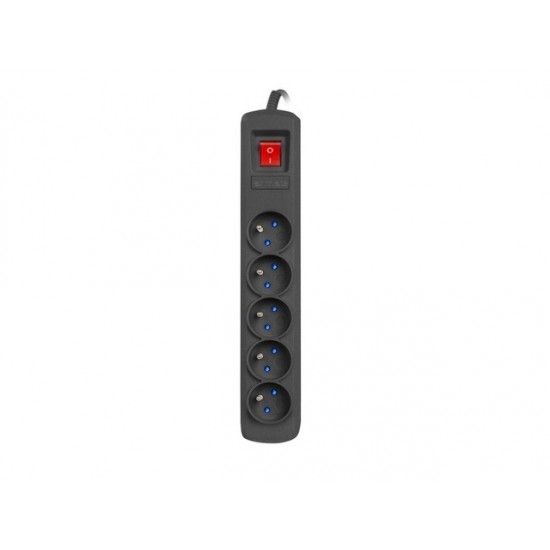 Listwa zasilająca R5 3m 5x230V PL 10A Czarna