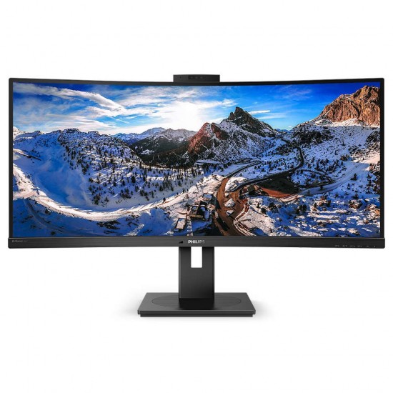 Monitor 346P1CRH 34'VA Curved HDMI DP USB-C 