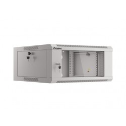 Szafa instalacyjna RACK wisząca 19 cali 4U 570x600 szara WFFA-5604-10S