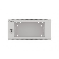 Szafa instalacyjna RACK wisząca 19 cali 4U 570x600 szara WFFA-5604-10S