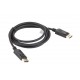 Kabel DisplayPort M/M 4K 1.8M czarny 