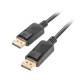 Kabel DisplayPort M/M 4K 1M czarny 