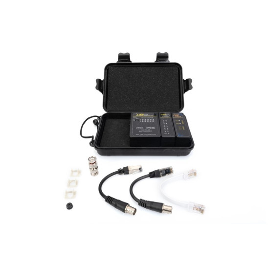 Tester kabli sieciowych i komunikacyjnych (RJ45, RJ12, RJ11, BNC) 