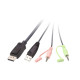 Przełącznik 2 portowy USB DP Cable KVM Switch CS22DP 