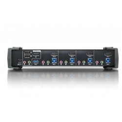 Przełącznik4 portowy  USB 3.0 4K DP KVMP Switch CS1924-AT-G 