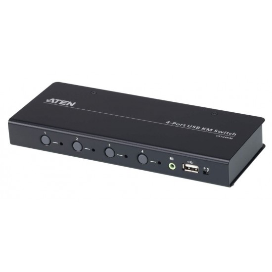 Przełącznik 4 portowy USB KM Switch CS724KM-AT
