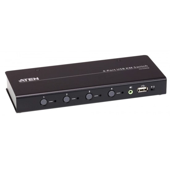 Przełącznik 4 portowy USB KM Switch CS724KM-AT
