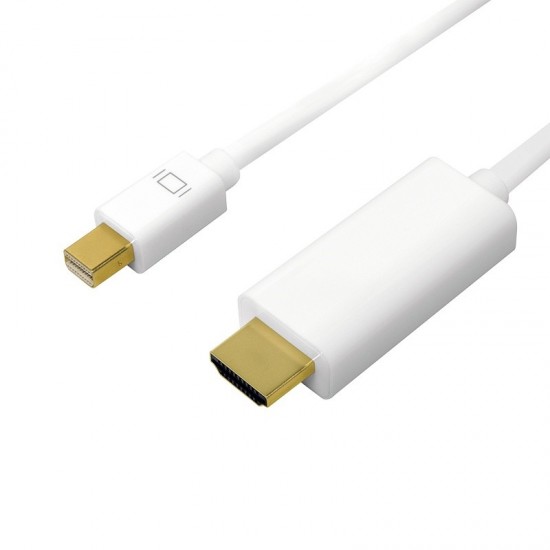 Kabel mini DisplayPort do HDMI,4K 1m Biały 