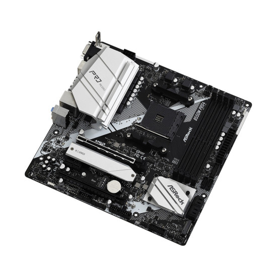 Płyta główna B550M Pro4 AM4 4DDR4 HDMI/DP/D-SUB M.2 mATX 