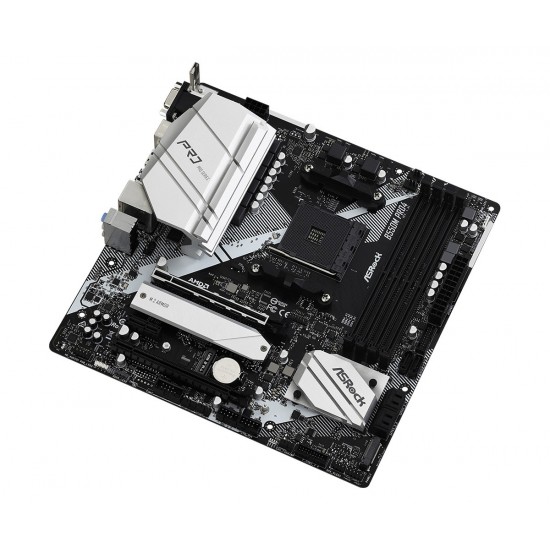 Płyta główna B550M Pro4 AM4 4DDR4 HDMI/DP/D-SUB M.2 mATX 