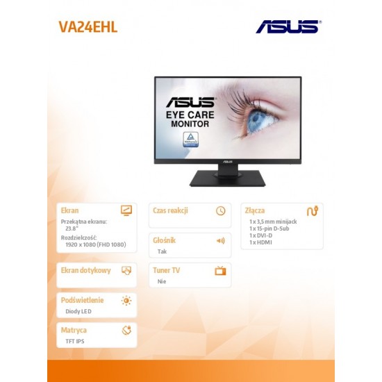 Monitor 23.8 cali  VA24EHL 