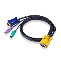Kabel PS/2 KVM z 3w1 SPHD 2L-5202P