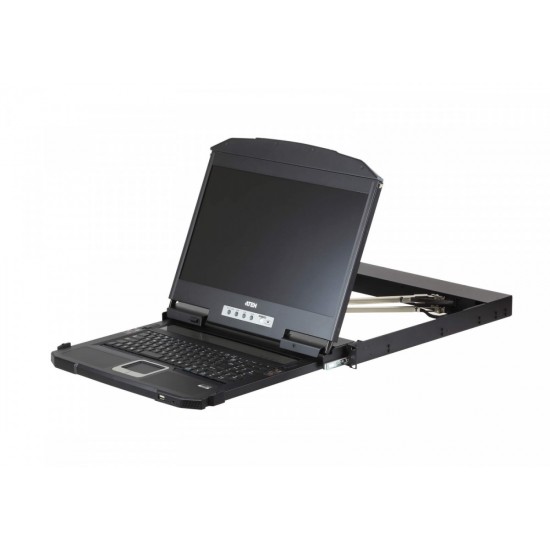 Konsola Short Depth USB HDMI DVI VGA Dual Rail LCD