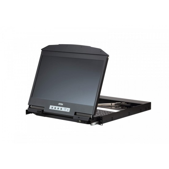 Konsola Short Depth USB HDMI DVI VGA Dual Rail LCD