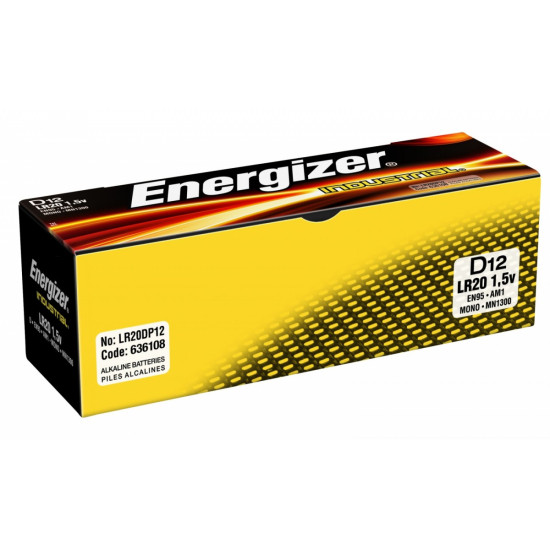 Bateria Industrial alkaliczna D LR20 12 szt. Bulk