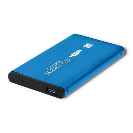 Obudowa na dysk HDD/SSD 2.5 cala SATA3 | USB 3.0 | Niebieska