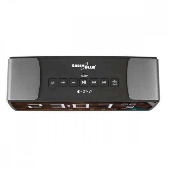  Radiobudzik Bluetooth 4.2 FM Aux-in GB200 