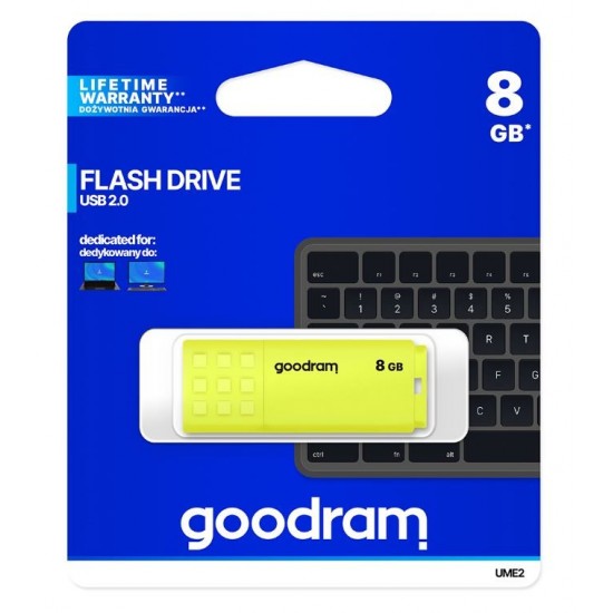 Pendrive UME2  8GB USB 2.0 żółty