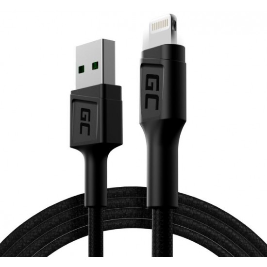 Kabel GCRay USB-Lightning 120cm, podświetlenie LED 