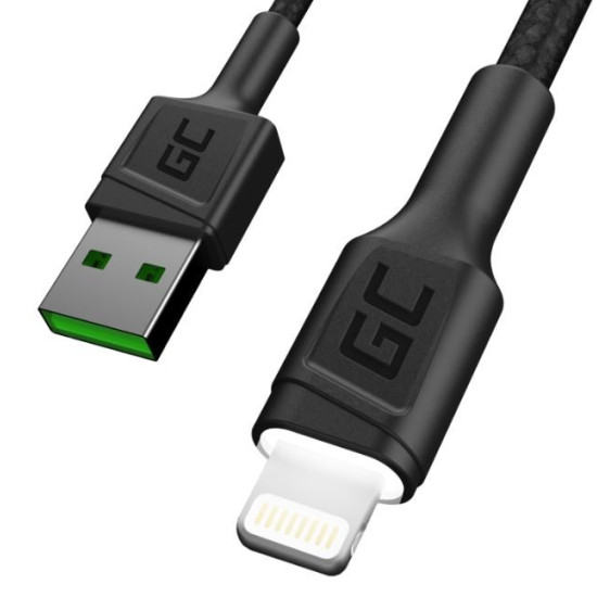 Kabel GCRay USB-Lightning 120cm, podświetlenie LED 