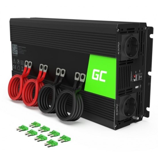 Przetwornica 24V/230V 2000W/4000W Czysty sinus 