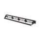 Patchpanel 24 port 1U KAT6A PPUA-1024-B Czarny 